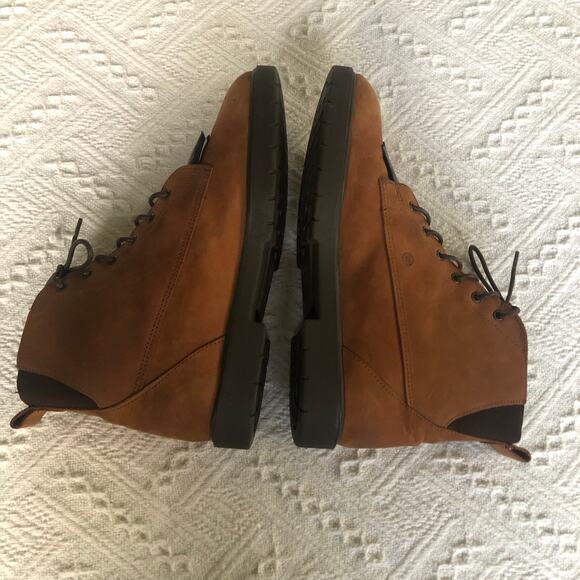 VTG 80s Red Wing Lace-Up Ankle Boots Brown Suede Leather Fringe Kiltie USA 7B - Picture 5 of 15